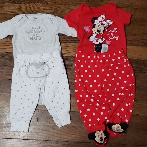 12 Baby Girl 3-6 Month Outfits - Picture 6 of 6